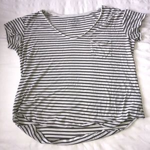 Striped American Eagle tee
